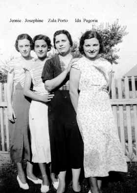 Jenny, Ida, Zula, and Josephine