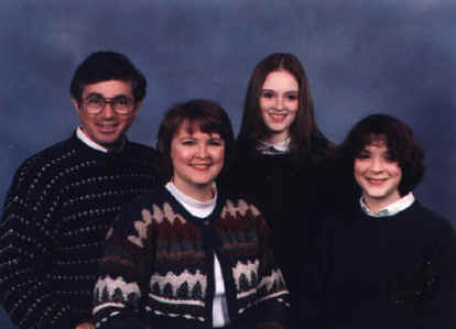 Phil Pagoria, Donna (Slipper) Pagoria, Ann-Marie, and Jessica