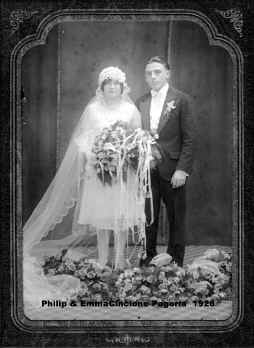 Emma's and Phil's wedding picture
