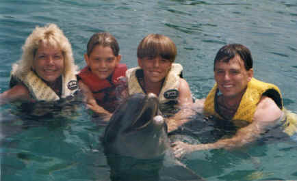 Kathy, Aaron, Chris, and Mike (my family)